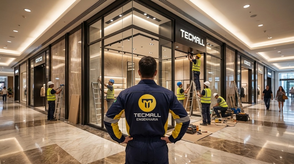 Implantação de Lojas em Shopping Center TecMall